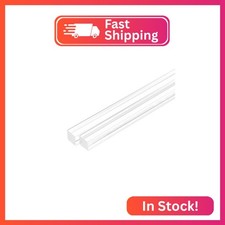 MECCANIXITY 2pcs Acrylic Square Rods 3/8