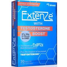 Extenze Extra Strength with Testosterone Boost 15 Day Supply Exp: 06/27 Sealed picture