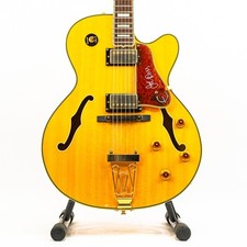2004 Epiphone Joe Pass Emperor-II Pro Hollowbody Guitar – Natural with Case picture