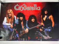 Vintage Cinderella 1989 Funky Poster 35” x 22” “Cinderella II” Red Background picture
