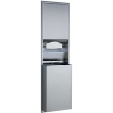 Bobrick Classic Series™ Recessed Paper Towel Dispenser & Waste picture