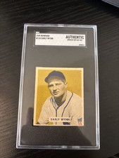 1949 Bowman - Early Wynn #110 White Back (RC) picture