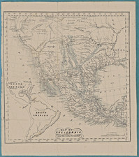 RARE 1848 Henry I Simpson GOLD RUSH Map ~ CALIFORNIA and the Routes To Reach It picture