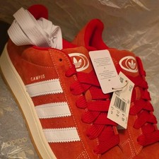 New Adidas Campus 00s Scarlet Gum Suede Low Top Lace-Up Sneaker 12 Men 2023 picture
