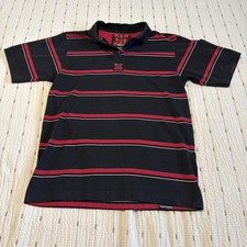 Vintage Independent Truck Co Shirt Mens Small  Polo Striped Skate Y2K picture