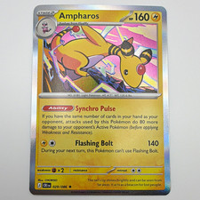 The Pokémon Company Ampharos Stellar Crown 029/086 Holo Rare EN 2026 160 HP picture