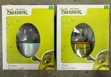 Shrek Mini Snow Globe Set – Donkey & Shrek – DreamWorks – NEW picture