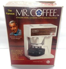 NEW Vintage Mr Coffee Maker Saver CB600C Joe Dimaggio 10 Cup Drip Coffee Maker picture