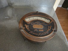 RARE Antique Weston Electrical Instrument Company Ammeter No. 23326 picture