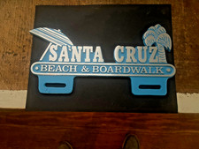 Vintage Style Cast Aluminum Santa Cruz License Plate Topper CHECK IT OUT 👀 picture