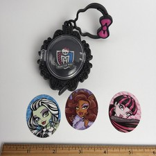 Monster High McDonalds Keychain Clip w 3 Photo Card Inserts picture