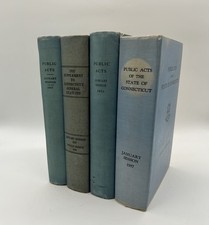 Public Acts General Statutes the State of Connecticut 1923, 1957, 1937 Rare CT picture