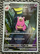 Pokemon TCG Slowbro 090/084 PBL Illustration Rare Holo Full Art Stage 1 130 HP picture