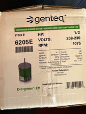 Genteq Evergreen EM 6205E ECM Indoor Blower Motor 1/2 HP 208-230V 1075RPM picture