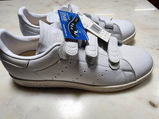 adidas Stan Smith CF Men's White Hook & Loop Leather  size 10 CQ2632 picture