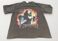Vintage 1998 WWF Undertaker Rest In Peace L Shirt Wrestling Tour Champ large old picture
