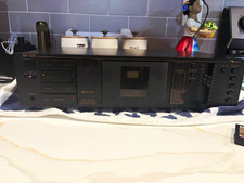 Nakamichi BX-100 2-Head Cassette Deck Dolby Black New Belts + VIDEO picture