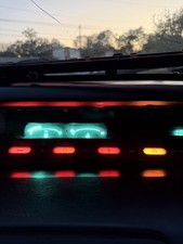 92-96 Honda Prelude BB4 Digital Temperature Fuel Gauge Cluster Display TESTED picture