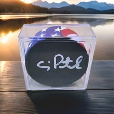 Miracle On Ice Craig Patrick Signed Custom USA Flag Hockey Stick Tape Puck picture