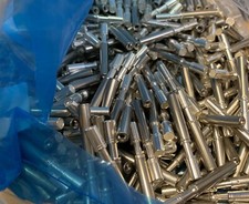 1500  Amphenol Aircraft Silver Copper Female Crimp Socket Contacts ~ 12-10 AWG  picture
