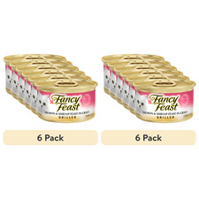 12 Pack Purina Fancy Feast Salmon & Shrimp Gravy Cat Food 3 oz Cans picture