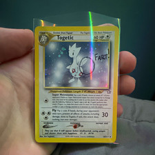 **Fart Swirl** Togetic 16/111 Neo Genesis Holo Rare Unlimited Pokemon picture
