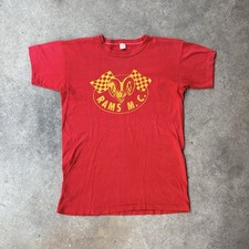 1960s Rams MC (Motorcycle Club) Russell Southern Tag Size Large Vintage Shirt picture
