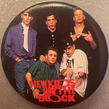 NKOTB Pinback Pin Button 🎤 