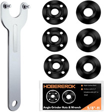 7PCS Angle Grinder Nut & Wrench Kit – 5/8-11 Thread Compatible with Dewalt, Milw picture