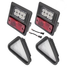 4x LED Headlight Tail Exterior Light Kit For Bobcat Skid Steer Loader picture