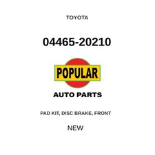 Genuine 1986-1993 Toyota Celica Disc Brake Pad Kit Front 04465-20210 picture