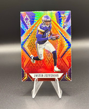 2020 Panini Phoenix Justin Jefferson RC #111 Fire Burst Parallel Vikings picture