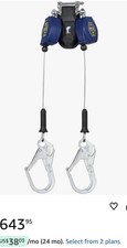 FallTech FT-X 82808TP3 5ft Twin SRL Leading Edge Lifeline w/ 2 Snap Hooks picture