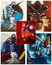 Chikiwi gundam laloyd art print 9x11 (buy 2 get 1 random print free) picture