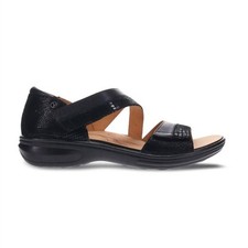 Revere Women's Mauritius Sandal Black French/slate Interest picture