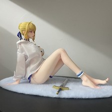Anime Girl Figure Inspired by Altria Pendragon 19cm PVC Model Statue Unbranded picture