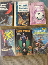 Vintage Sci-Fi Paperback Lot of 6 Arthur C. Clarke, Harrison, Gordon, Budrys picture