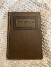 1913 Plane Geometry by George Wentworth and David Eugene Smith Antique Book picture