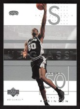 2002-03 UD Glass David Robinson #77 San Antonio Spurs picture