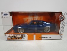 JADA 1/24 BIGTIME MUSCLE BLUE 1971 PONTIAC GTO NEW *READ* picture