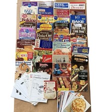 Huge Lot 50+ Vintage Cookbooks Pillsbury Bake-Off Betty Crocker & More picture