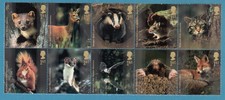 GB 2004 - WOODLAND ANIMALS Set of 10 Stamps SG 2479 - SG 2488 MNH picture