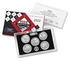 2022 S AMERICAN WOMEN .999 SILVER QUARTER PROOF SET w/COA in US MINT BOX picture