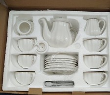 Pukka Home Porcelain Tea Set British Royal Series 8 OZ Cups Service for 6 picture