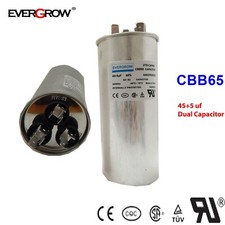 45+5 uF MFD 370-440 V AC High Quality Motor Dual Run Capacitor CBB65-R picture
