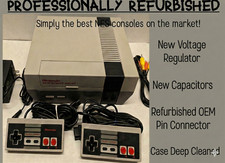 Nintendo NES Console. New Caps,  Regulator, & OEM 72 Pin **Guaranteed** Yellowed picture