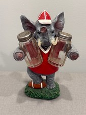 VTG Alabama Crimson Tide Salt & Pepper Football Mascot BIG AL Figurine Statue 9