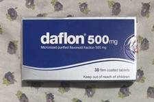 Daflon 500mg Tablets, 30-Pack (( 08/2028  )) expiration date  picture