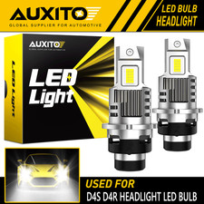 AUXITO D4S D4R LED Headlight Bulbs 6500K Super White HID Xenon Conversion Q16 EA picture