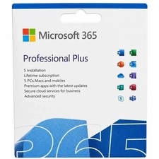Microsoft 365 Professional– 5 PC or Mac lifetimeLicense – with USB media picture